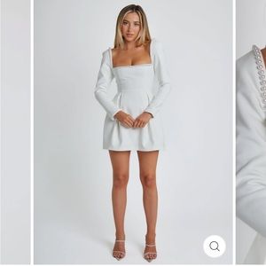 Odd muse pearl white mini dress size 12